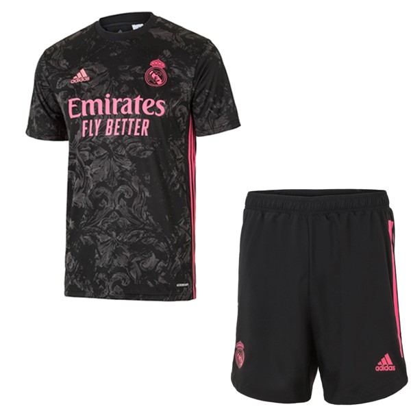 Camiseta Real Madrid Replica Tercera Ropa Niños 2020/21 Negro